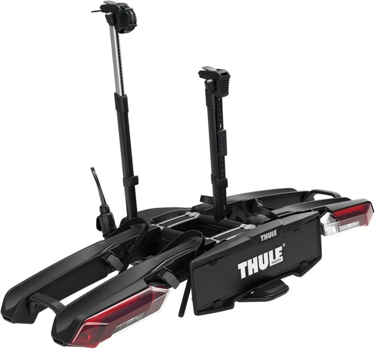 Thule Epos Portabici da Gancio Traino Pieghevole Nero per 2 Biciclette
