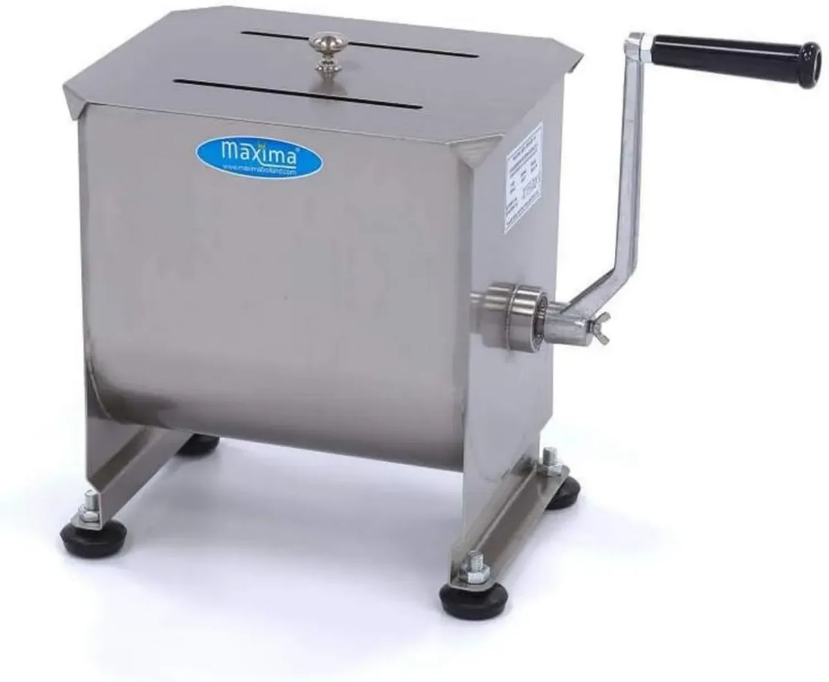 Miscelatore Manuale per Carne in Acciaio Inox da 10 Litri - Maxima