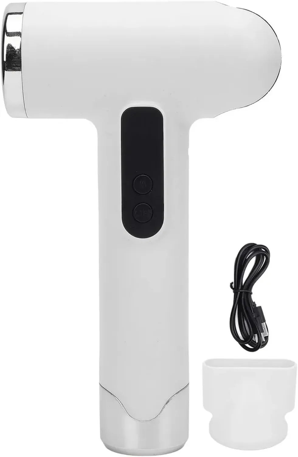 Asciugacapelli Portatile Senza Fili con USB Ricaricabile, Silenzioso, 15000mAh, per Viaggio