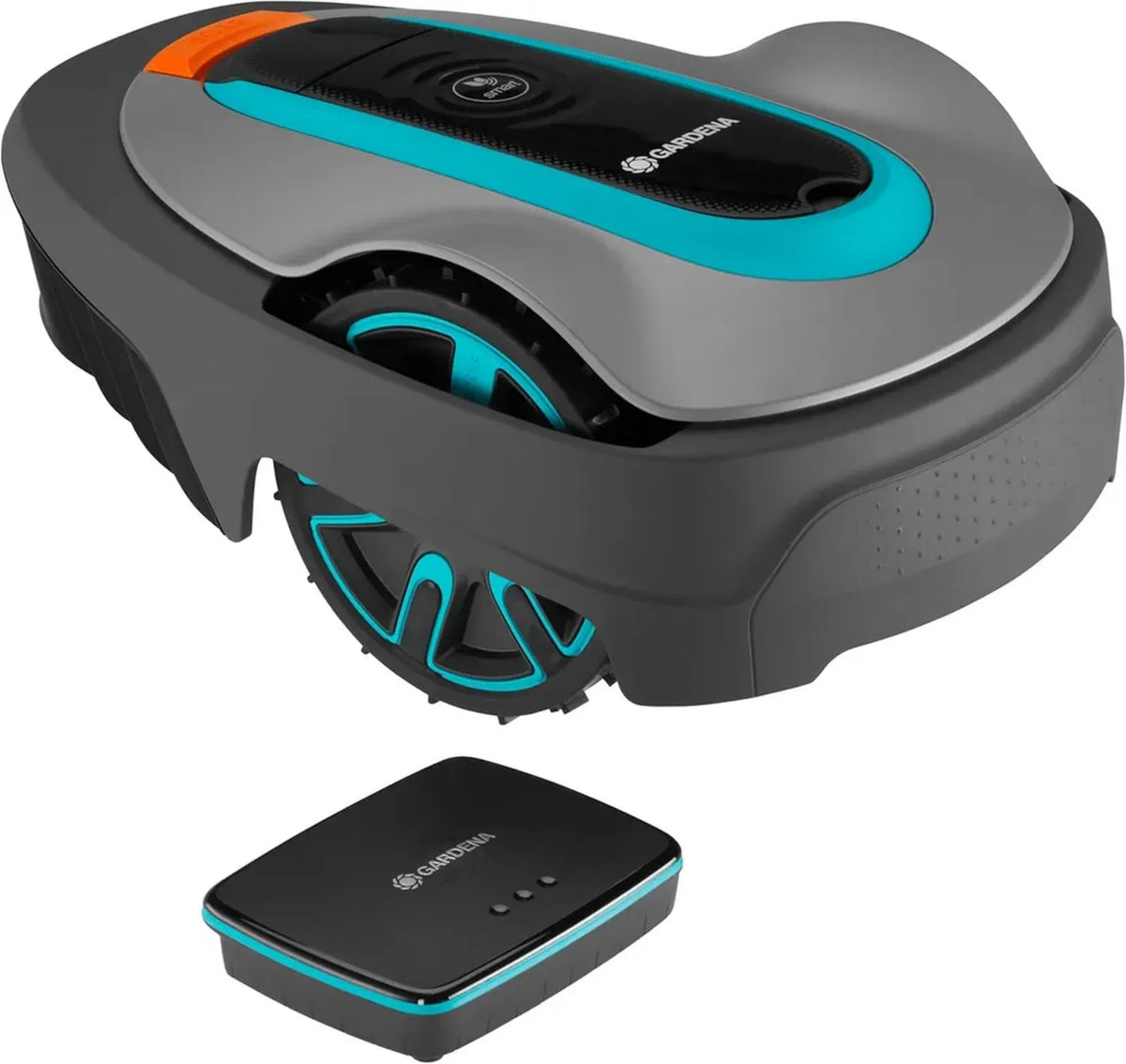 Robot rasaerba intelligente Gardena SILENO City 500 m² con LONA AI, controllo app e SensorControl, pendenze fino al 35%, gateway incluso