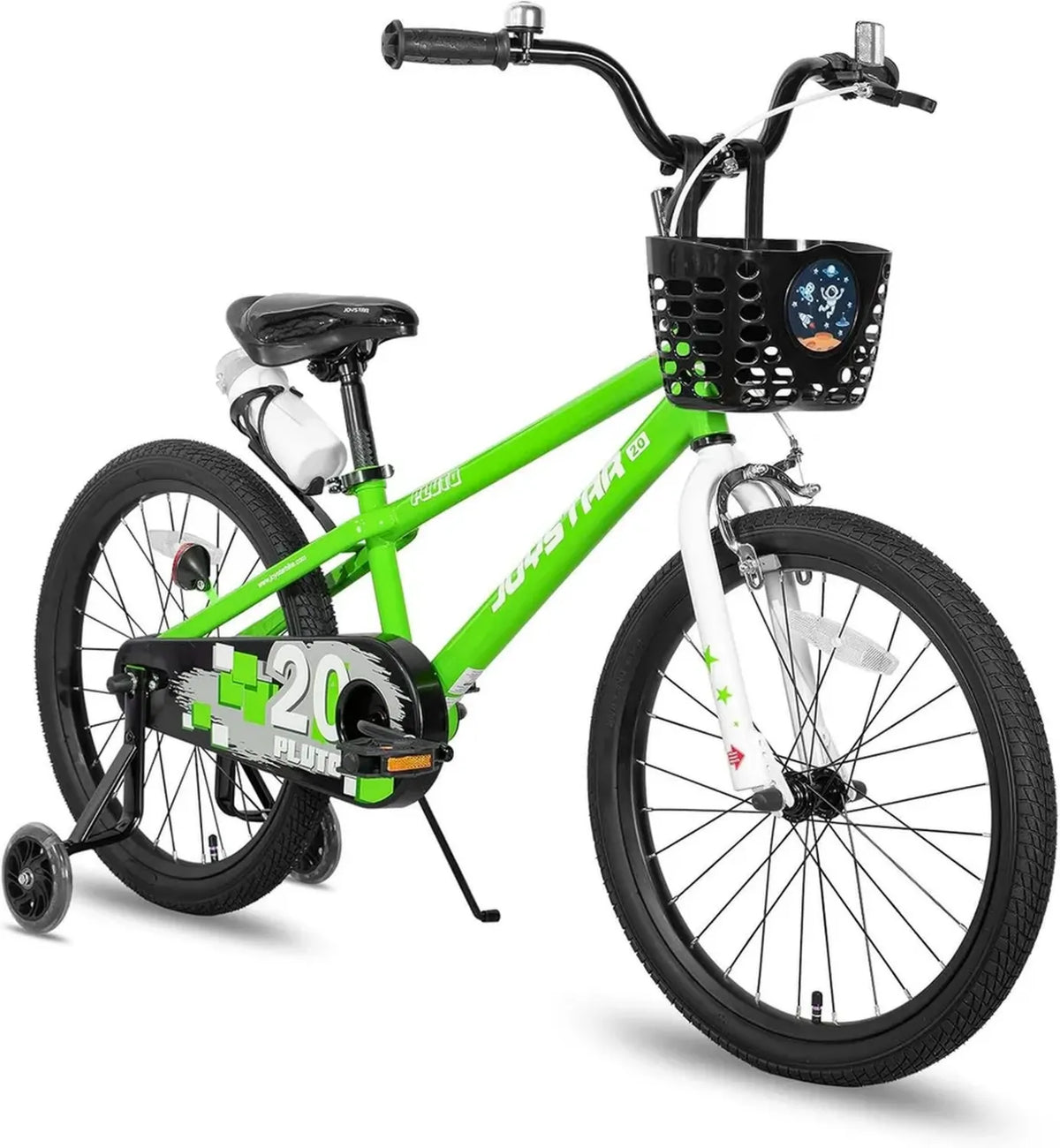 Bicicletta JOYSTAR Pluto 16 Pollici per Bambini 4-7 Anni con Stabilizzatori e Cestino