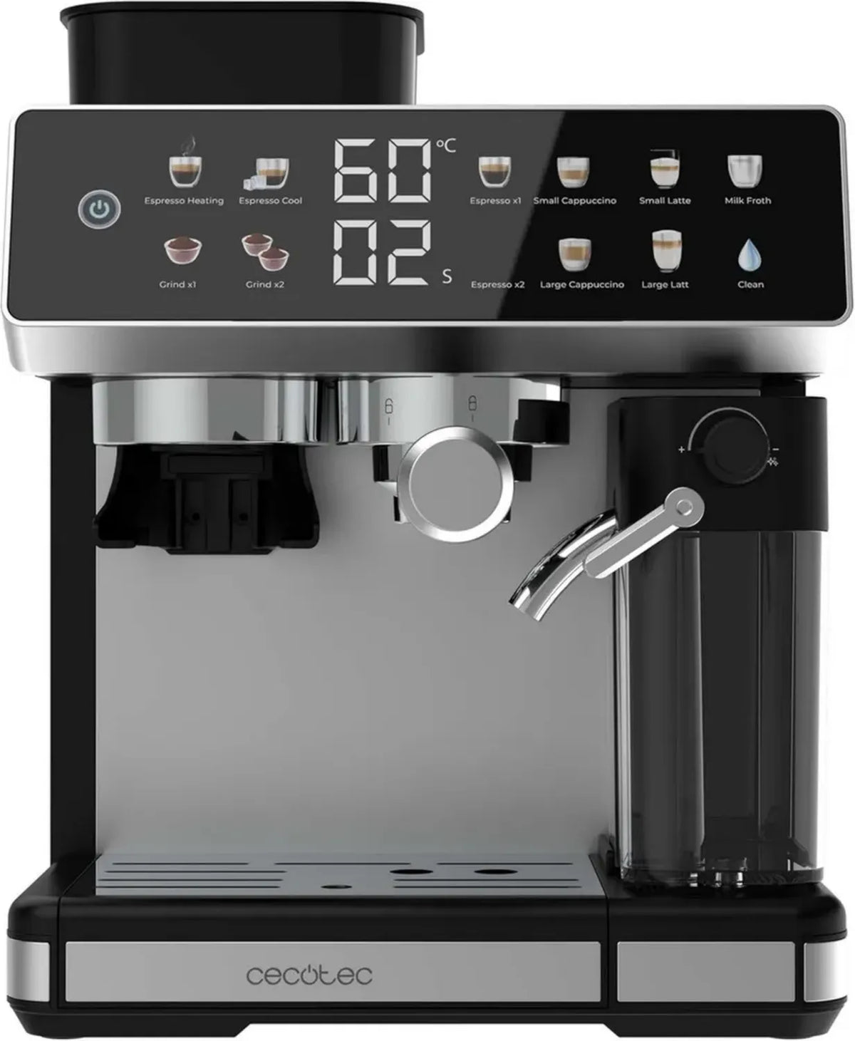 Macchina Caffè Espresso Barista 20 Bar con Schermo Tattile e Autopulizia