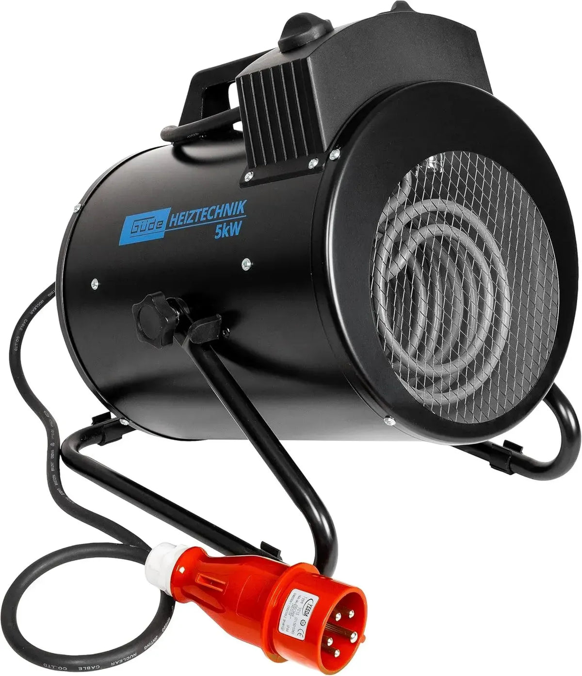 Riscaldatore Elettrico Güde GEH 5000 R, 400V, 5000W, 2 Livelli con Ventilazione