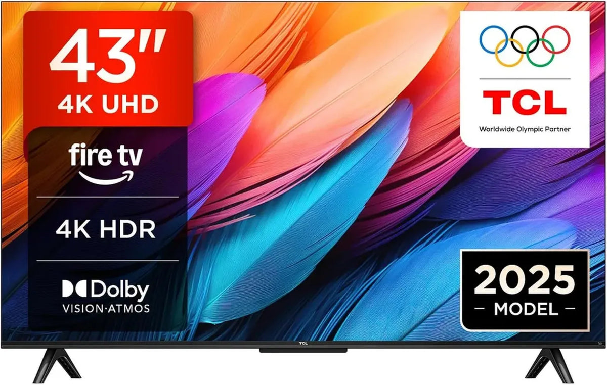 TCL 43PF650 TV 4K Ultra HD 43 pollici, Smart LED con HDR e Alexa