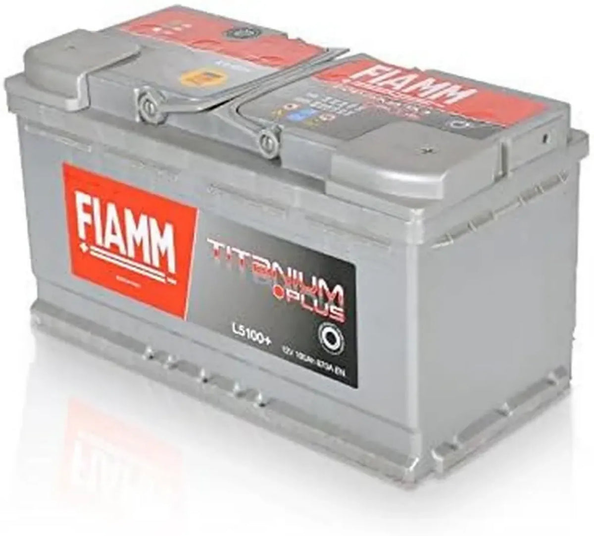 Fiamm L5100+ Batteria Auto 100Ah 870A Polo Positivo Destra Titanium Plus