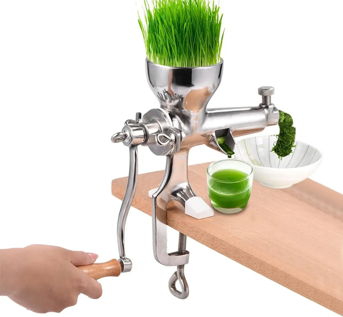 Spremiagrumi Manuale in Acciaio Inox per Frutta e Verdura