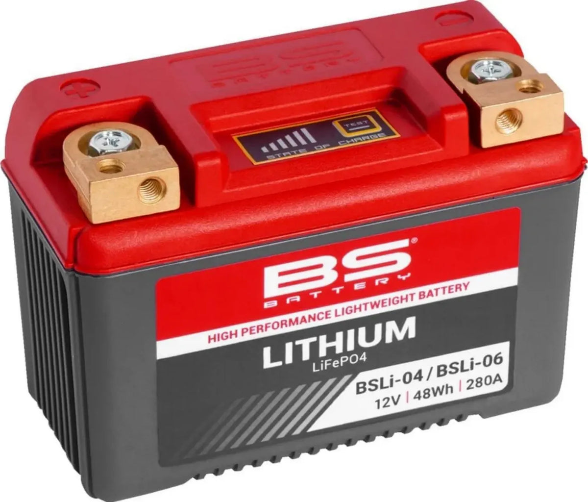 BS Battery Batteria al Litio ad Alte Prestazioni - Modelli BSLI-04 e BSLI-06