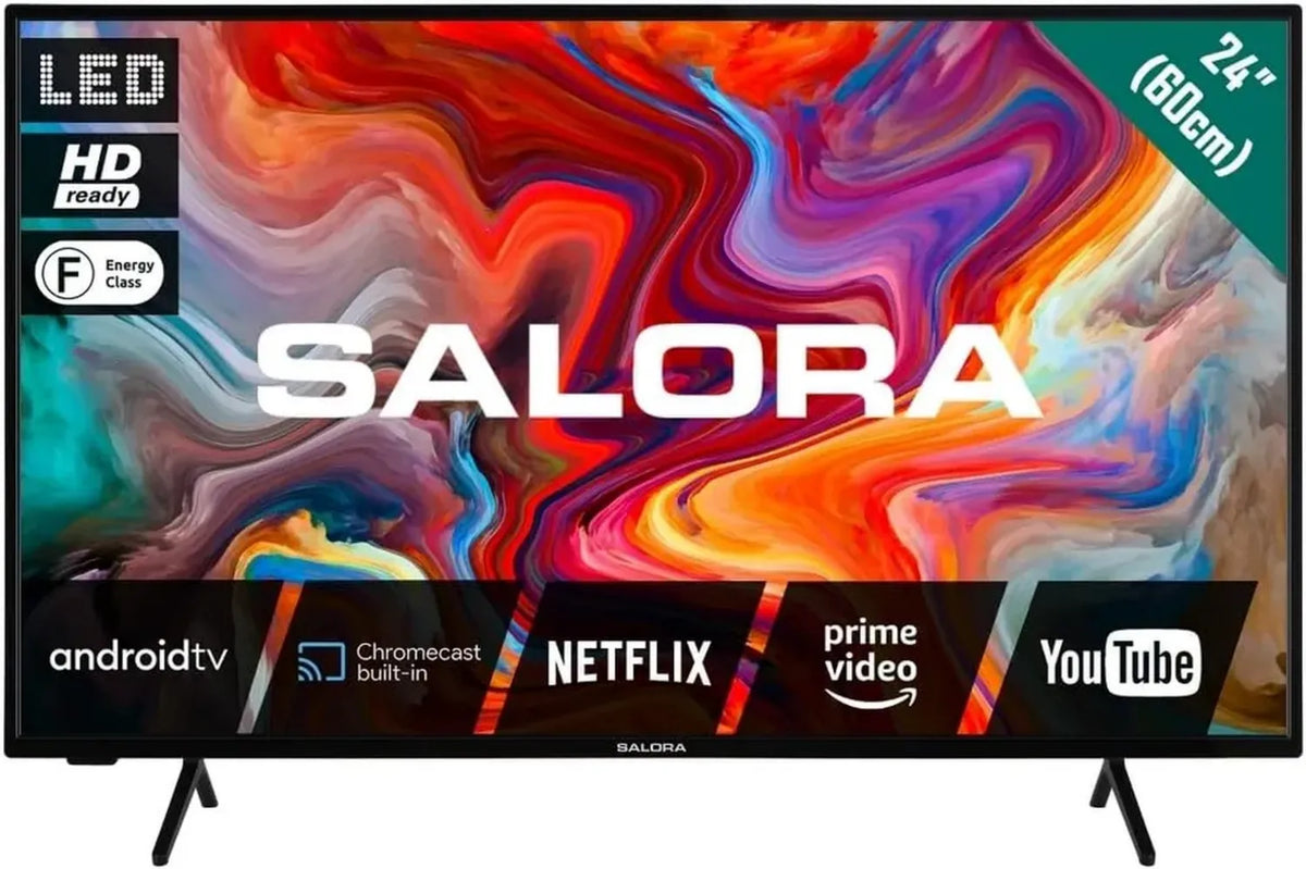 Televisore Smart 24 Pollici LED con Android e Chromecast
