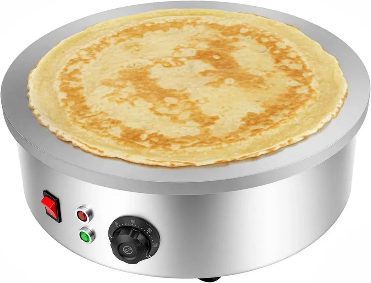 Macchina per Crepes Professionale 45 cm, Regolazione Temperatura 50-300°C