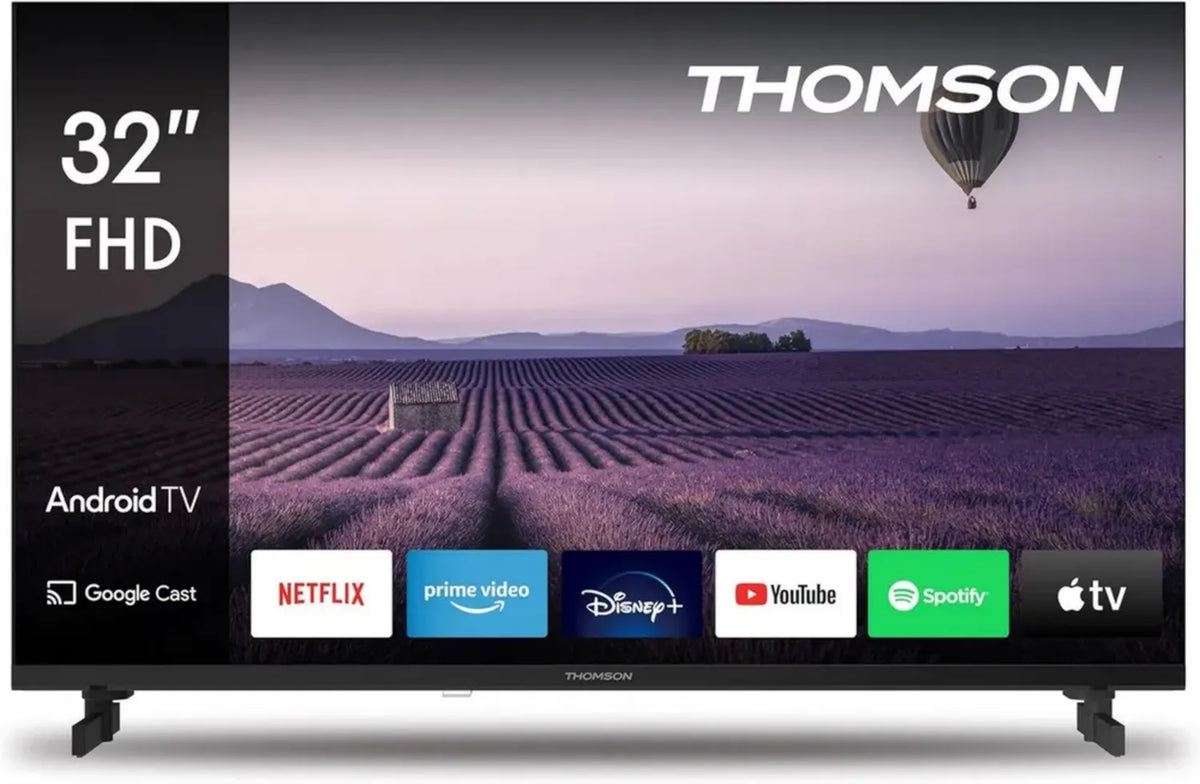 TV LED Smart Android 32 Pollici Full HD Thomson con Google Assistant e Wi-Fi