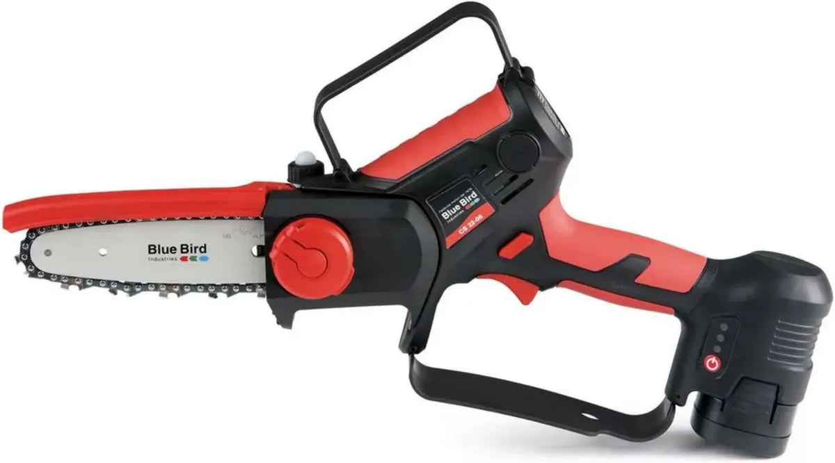 Blue Bird CS 22-06 Motosega a Batteria con Barra da 13 cm e 2 Batterie da 2,5 Ah