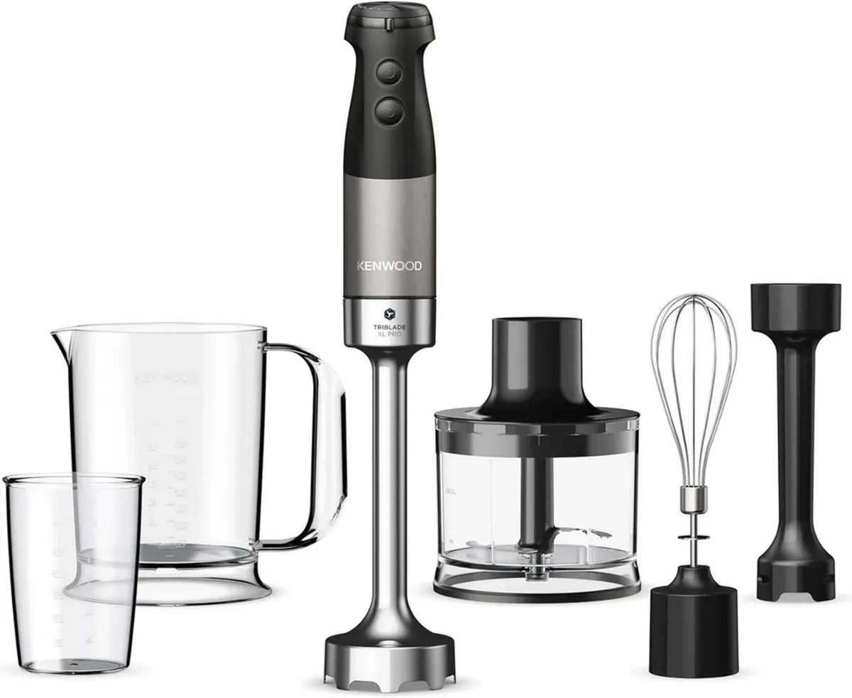 Frullatore Kenwood Triblade XL Pro, 1200W, Velocità Variabile, Accessori Inclusi