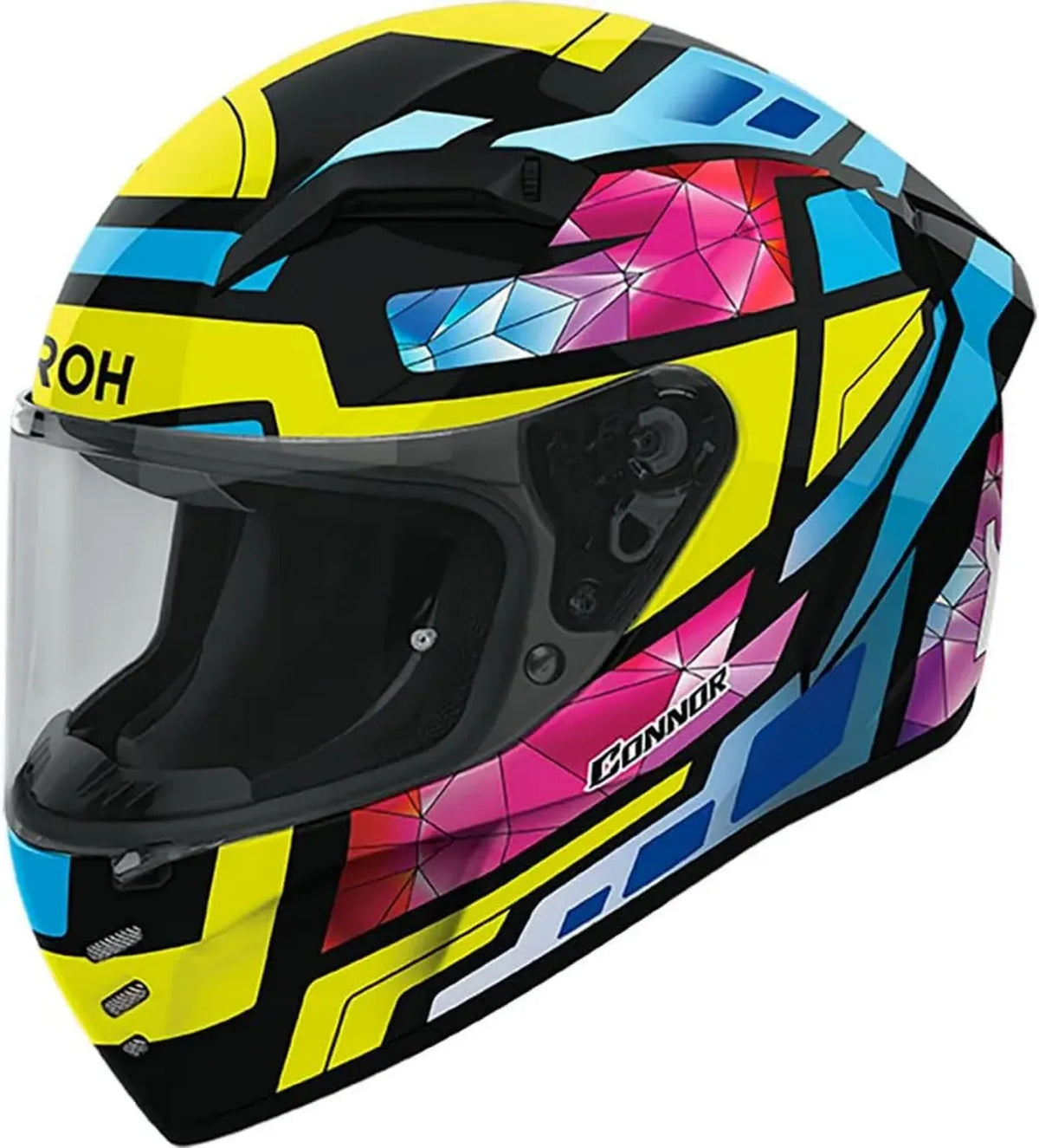 Casco Moto Airoh Connor Stellar Lucido Taglia L