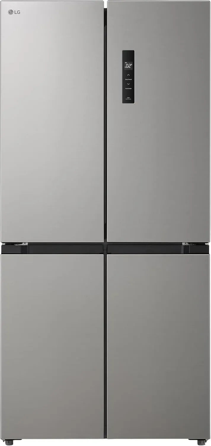 LG Frigorifero 4 Porte Slim 474L, No Frost, Fresh Switch, LED, Classe E, Argento