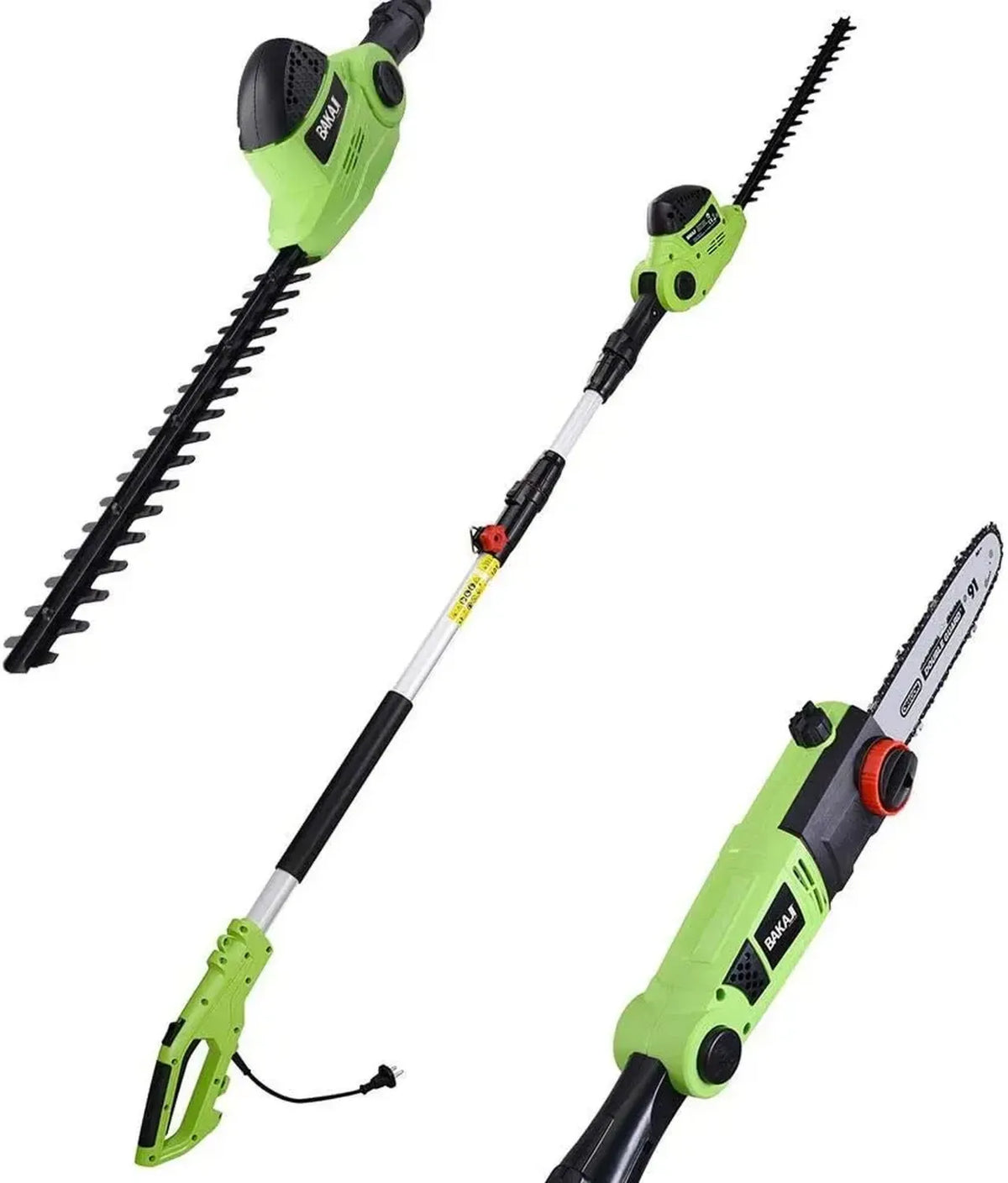 Rifinitore Elettrico Telescopico con Lama Regolabile per Giardino 41 cm, 700W