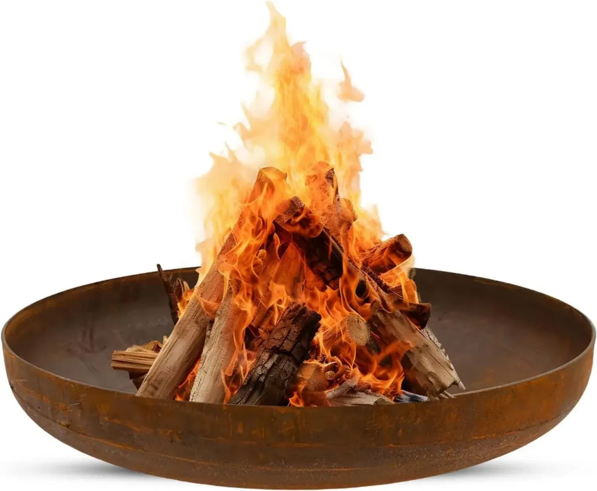 Braciere da Giardino BonFeu BonBowl 100 cm in Acciaio Corten con Design Robusto