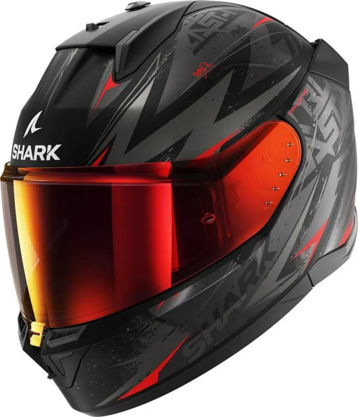 SHARK Casco Integrale Moto D-SKWAL 3 Blast-R Nero Antracite Rosso Taglia L