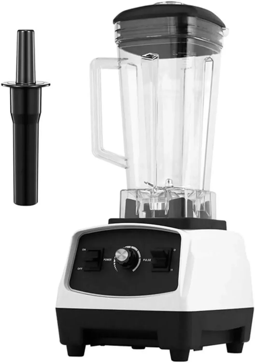 Frullatore Professionale 3HP ad Alta Potenza e Basso Rumore, Per Frullati e Ghiaccio, Bianco, 220V