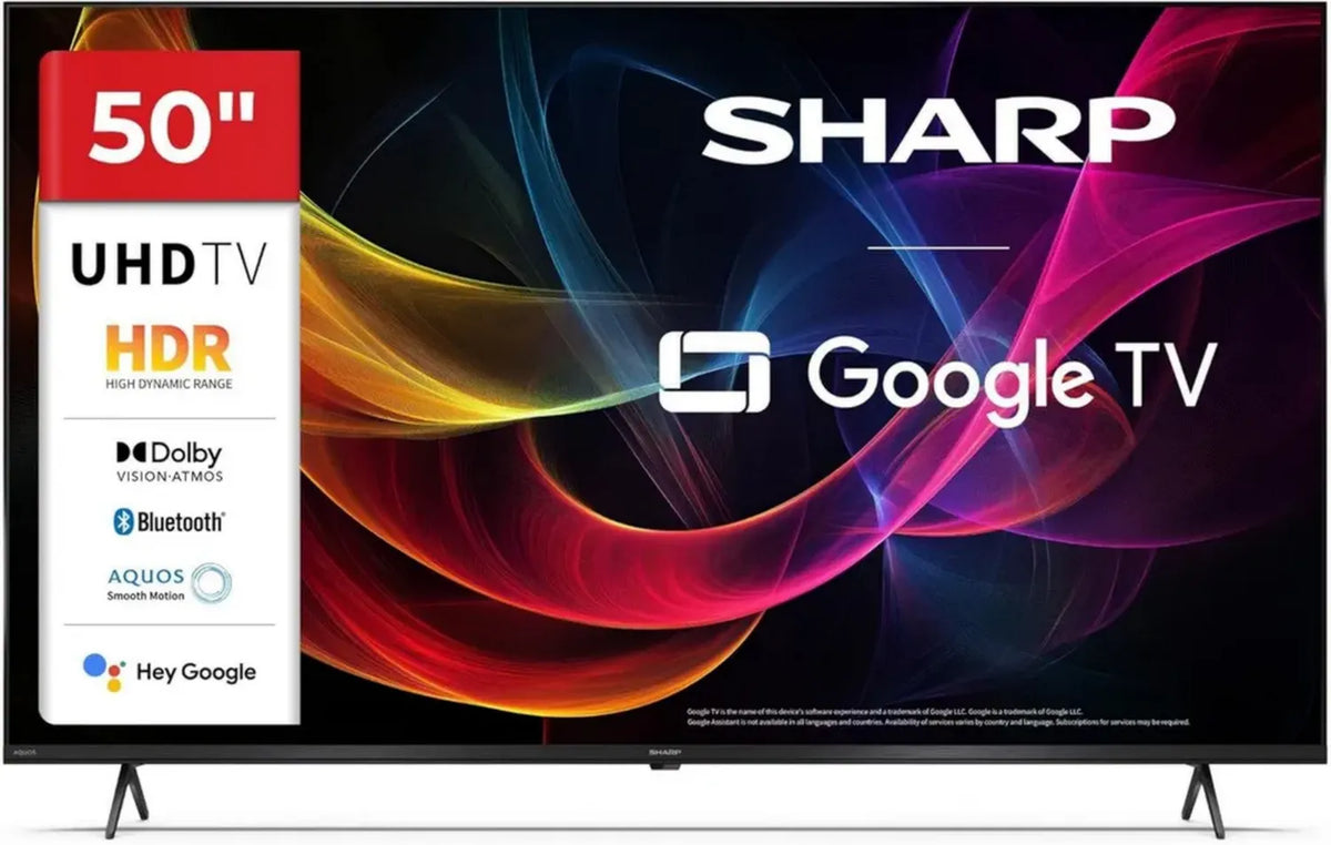 Sharp TV UHD 50' - Google Assistant, Dolby Vision, Nero