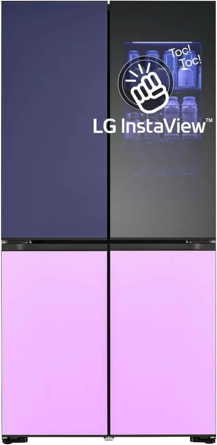 LG Moodup Frigorifero Multidoor 617L, Porte Personalizzabili, Wi-Fi, Classe Energetica E