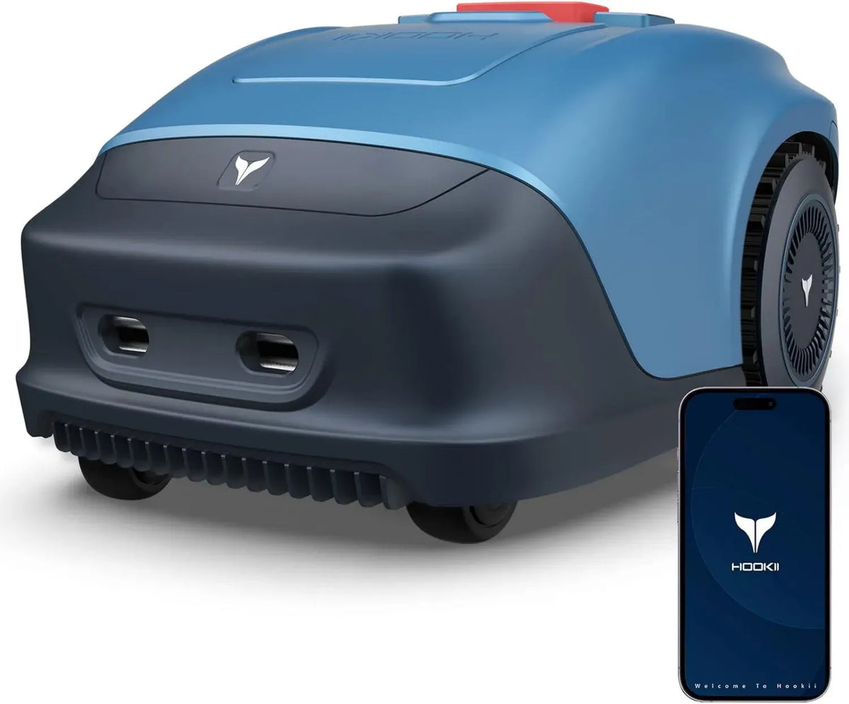 HOOKII Neomow S Robot Rasaerba 1000 m², Batteria Potente, Modalità Multitaglio, Autonomo con Ricarica, Bluetooth e WiFi