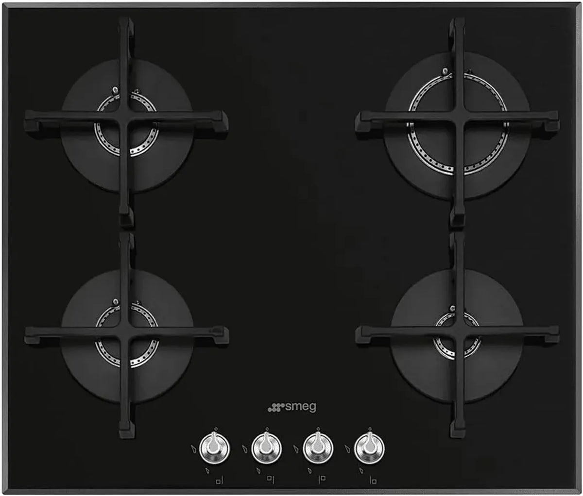 Smeg Piano Cottura a Gas Nero da Incasso PV164N2