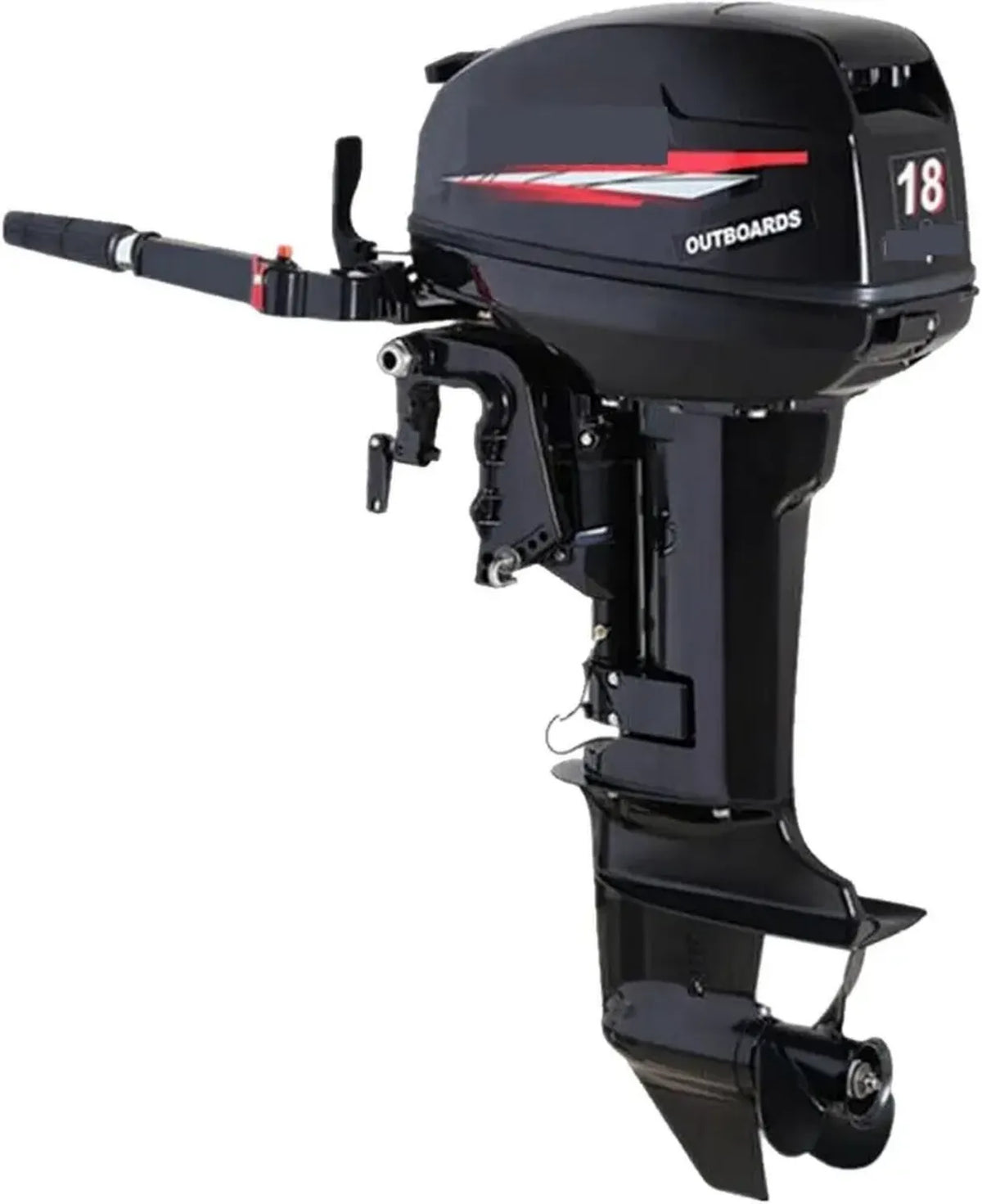 Motore Fuoribordo 2 Tempi 246CC 12HP per Pesca e Uso Intenso