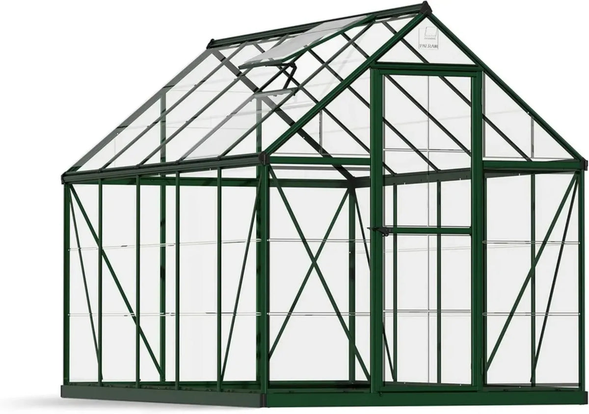 Serra Canopia Harmony 6x10 in Alluminio e Policarbonato Verde con Base