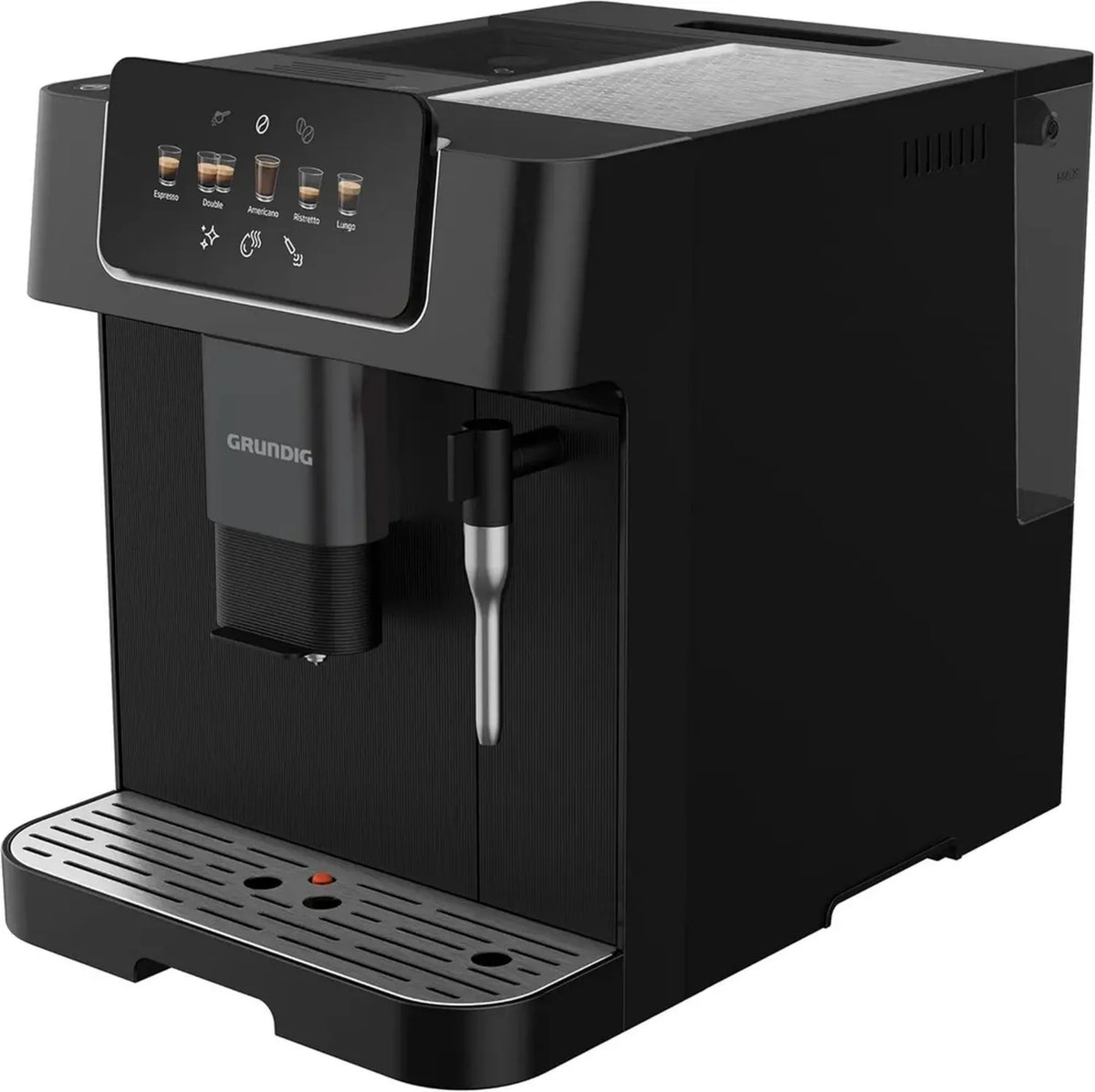 Macchina da caffè GRUNDIG KVA 6230 con montalatte e 13 livelli di macinazione