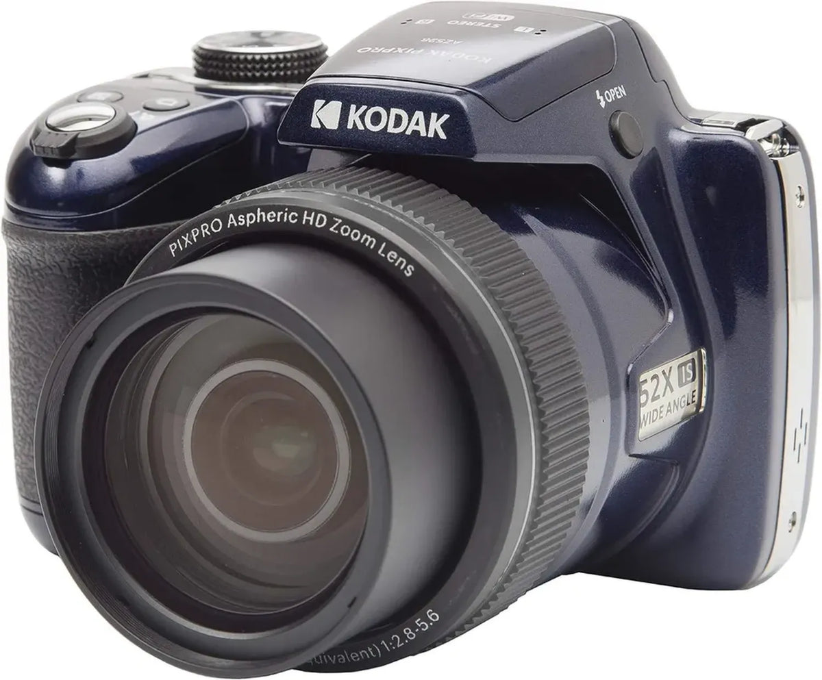 Fotocamera Digitale KODAK Pixpro AZ528, Zoom Ottico 52x, 16 MP, Stabilizzatore, LCD 3'', Video Full HD, Blu Notte