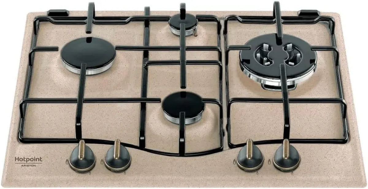 Hotpoint Piano Cottura a Gas PC 640 T Avena 4 Fuochi da Incasso