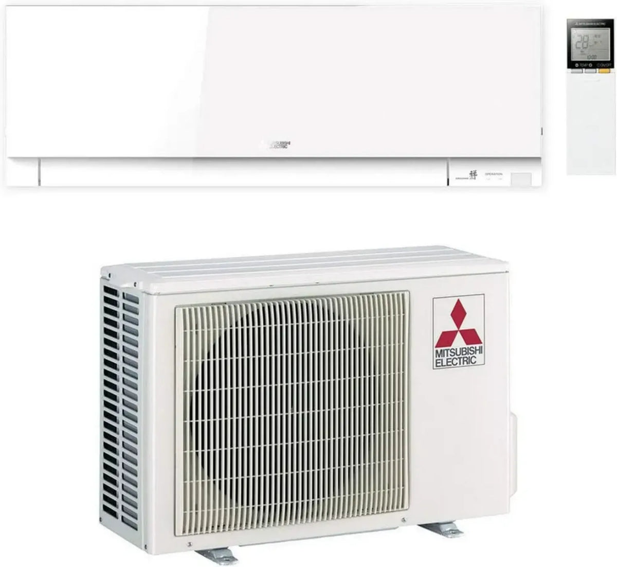 Mitsubishi Electric Climatizzatore Monosplit Kirigamine Zen 12000 BTU R32 Bianco