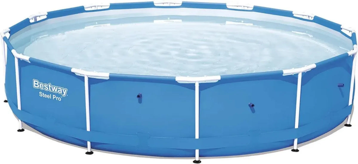 Piscina Fuori Terra Rotonda Steel Pro Bestway 56706 6473L Blu
