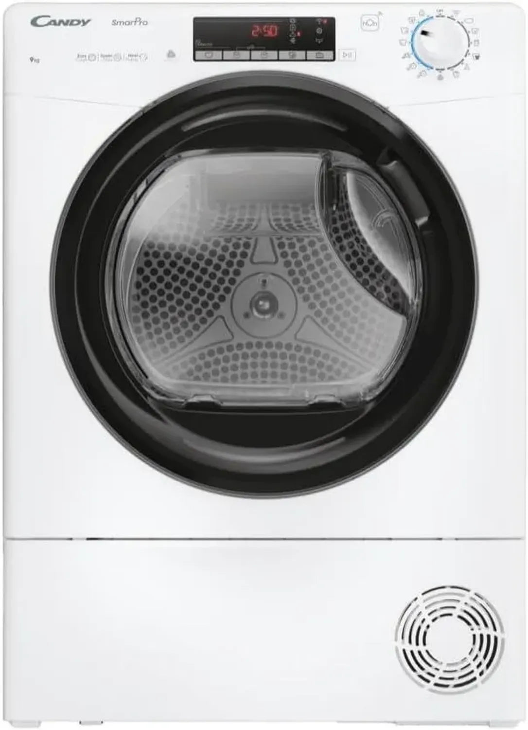CROE H9A2TBE-S - Asciugatrice 9 kg con Pompa di Calore, Carica Frontale, Classe A++