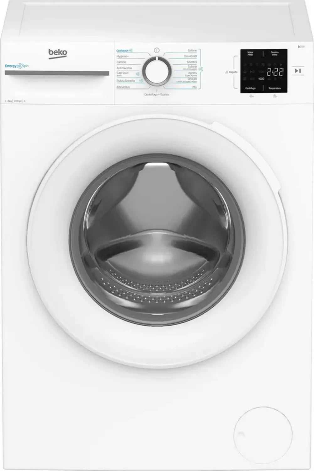 Lavatrice Beko 8kg Frontale 1200 RPM Bianca