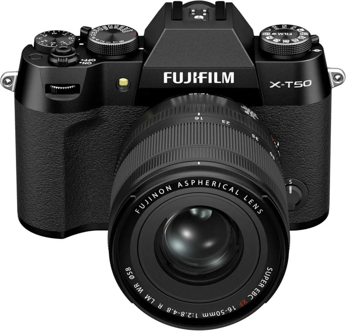 Fujifilm X-T50 Fotocamera Mirrorless 40MP con Obiettivo XF16-50mm, Sensore X-Trans CMOS 5 HR, Stabilizzazione IBIS, Video 6.2K, Mirino EVF, Schermo LCD orientabile 3' in Nero