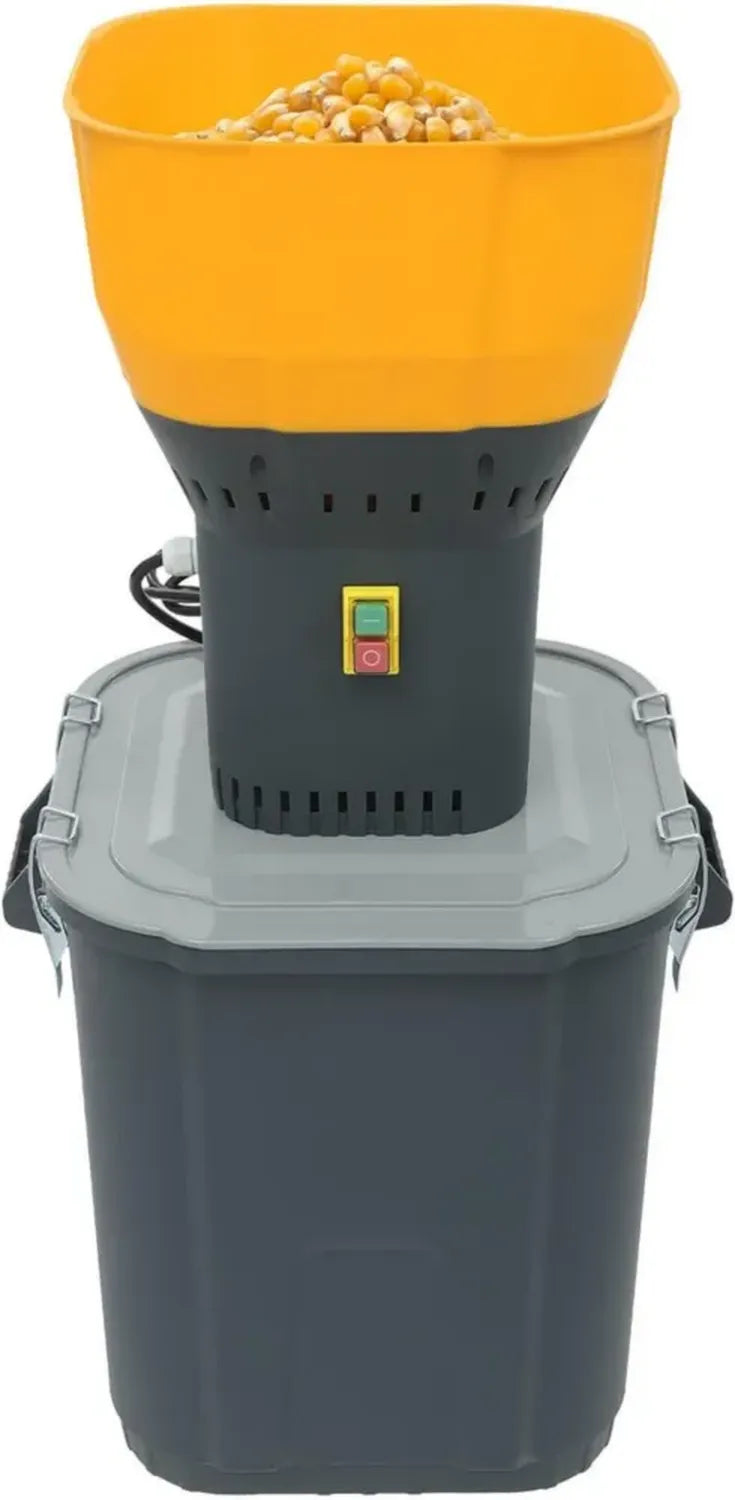 Macina Cereali Elettrico 1300 W, 45 L, con 5 Setacci, Capacità 400 kg/h