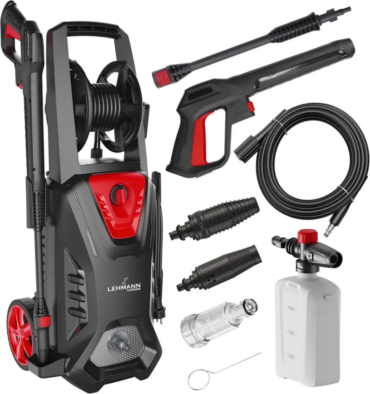 Idropulitrice ad Alta Pressione LEHMANN Missouri 2200W, 240 bar, 480 l/h, Tubo 10m, Accessori Inclusi