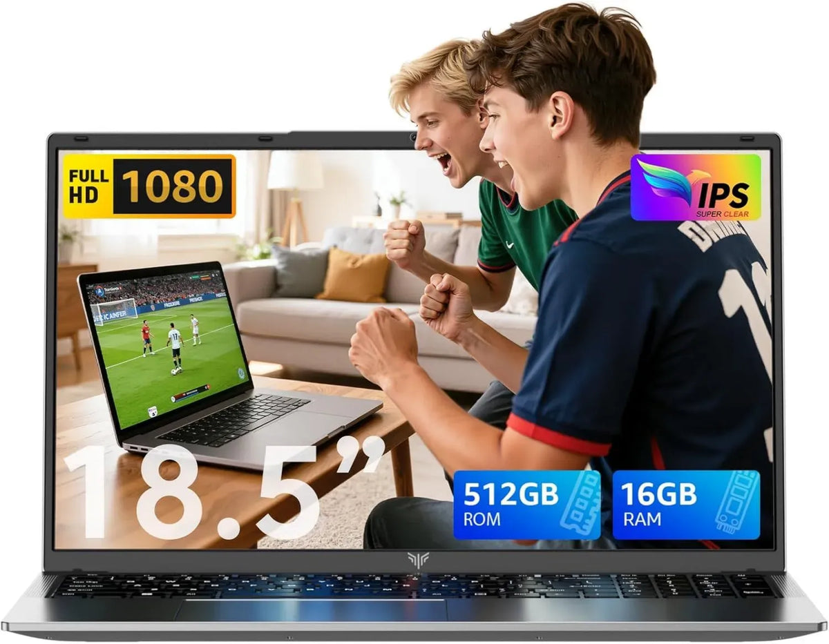 Notebook ACEMAGIC 18.5 16GB RAM 512GB SSD, Processore N150, Batteria 8000mAh, Display FHD, Connettività WiFi 5G e BT5.0