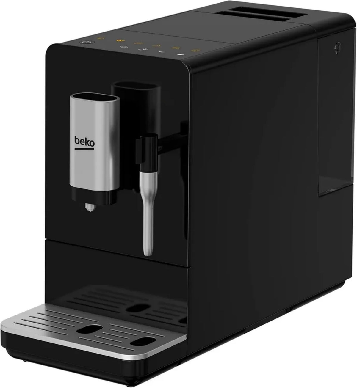 Beko Macchina da Caffè Automatica con Macinacaffè e Cappuccinatore, Serbatoio 1.5L, 19 Bar, Nera
