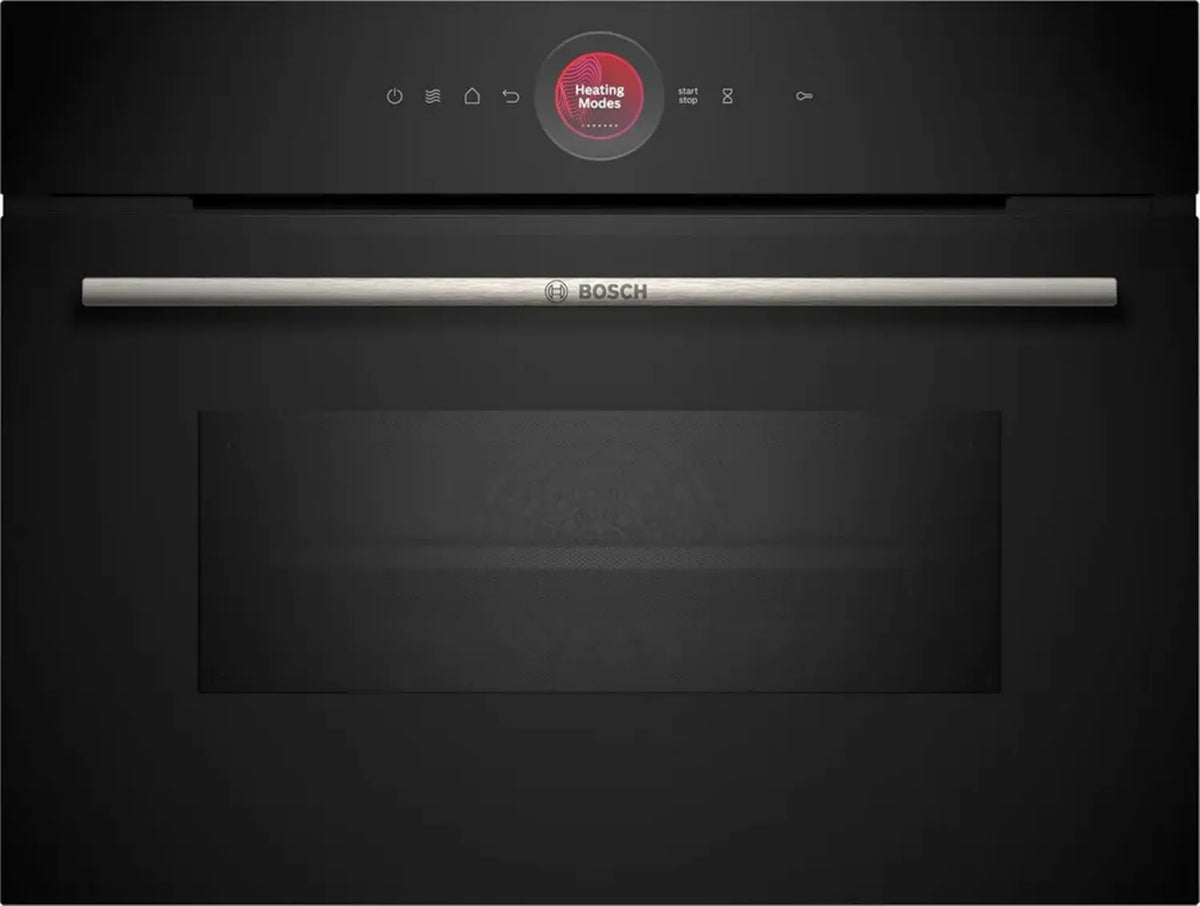 Bosch CMG7241B2 Forno Combinato Incasso con Microonde, HomeConnect, AirFry, Display TFT Touch, Nero 60x45 cm