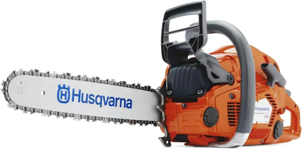 Motosega Husqvarna 555 con Barra 60 cm e Autotune, 59,8 cc, 3.1 kW, 5.9 kg, Arancione